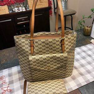 Authentic Michael Kors wallet and bag